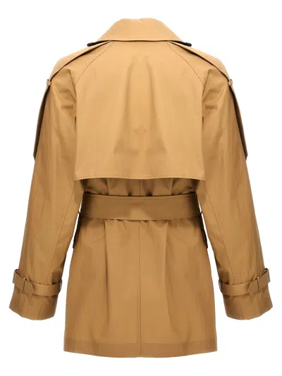 Burberry Double-breasted Short Trench Coat