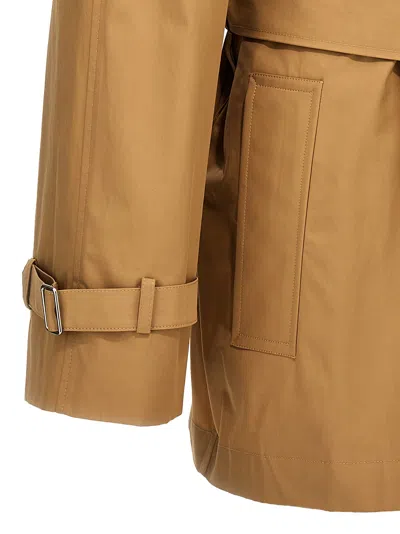 Burberry Double-breasted Short Trench Coat
