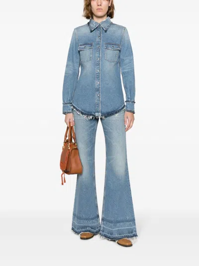 Chloé Buttoned Denim Shirt