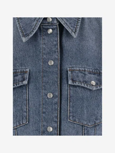 Chloé Chloè Cotton Blend Denim Shirt
