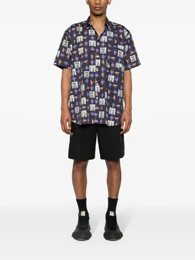 Comme Des Garçons Short-sleeved Shirt With Andy Warhol Print