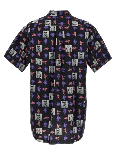 Comme Des Garçons Shirt Andy Warhol Printed Cotton Shirt
