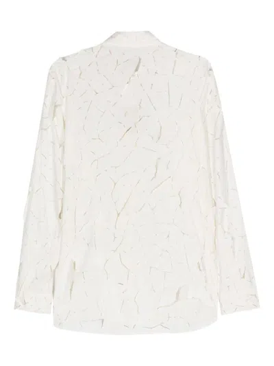 Balardi Cut Out Detail Nylon Shirt
