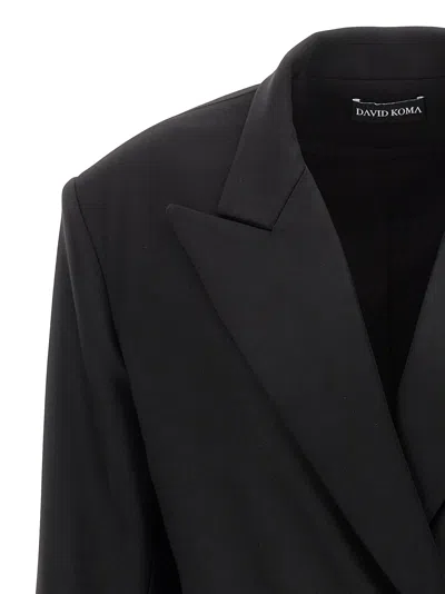 David Koma 'tailored Tuxedo' Blazer With Structured Shoulders
