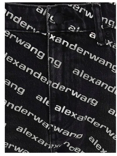 Alexander Wang Striped Shirt With Embroidered Logo