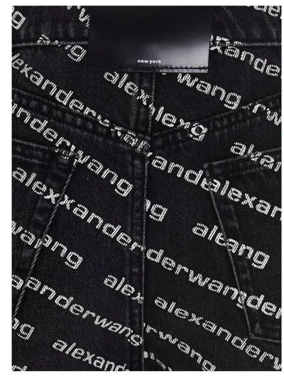 Alexander Wang Striped Shirt With Embroidered Logo