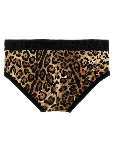 Dolce & Gabbana Animal Print Brief Underwear And Body