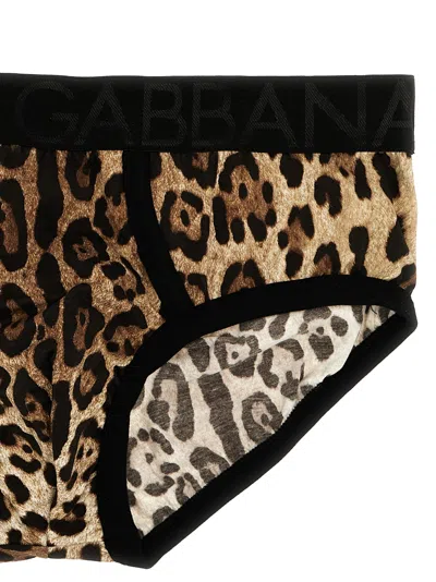 Dolce & Gabbana Animal Print Brief Underwear And Body