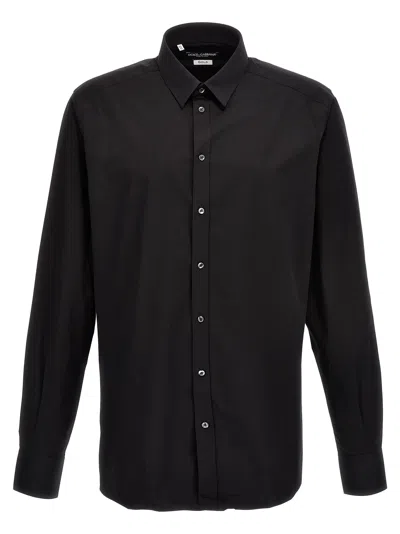 Dolce & Gabbana Black Essential Cotton Shirt