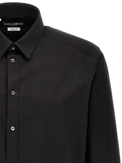 Dolce & Gabbana Black Essential Cotton Shirt