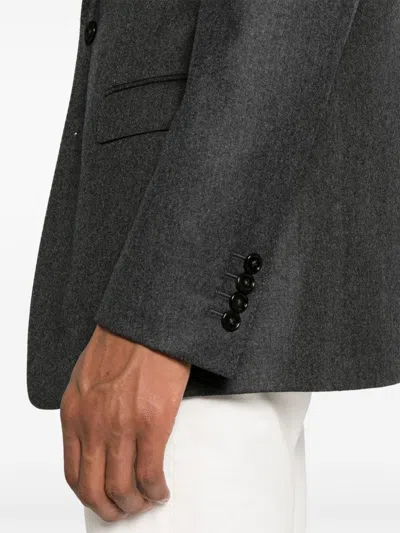 Shop Dolce & Gabbana Wool Single Breasted Blazer Jacket