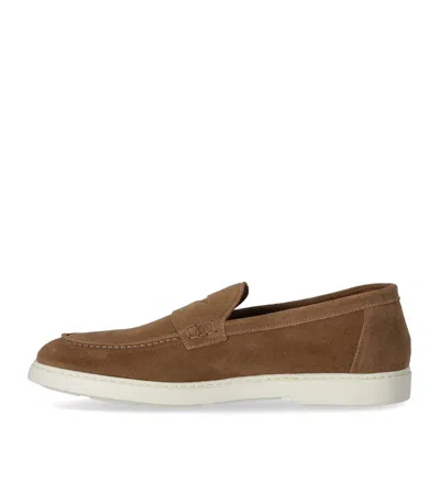 Doucal's Moccasin Adler In Soft Calf Suede