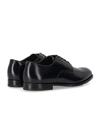 Doucal's Man Lace-up Shoes Midnight Blue Size 6.5 Soft Leather