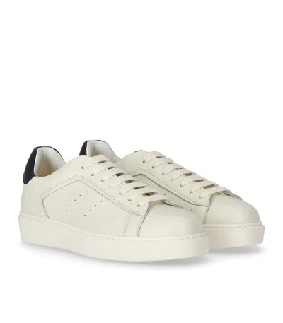 Doucal's Katay Cream Sneaker In White