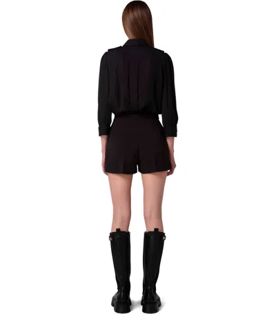 Elisabetta Franchi Black Shirt With Bow