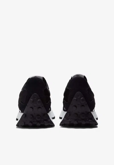 New Balance 327 Low-top Sneakers In Black With White In Black