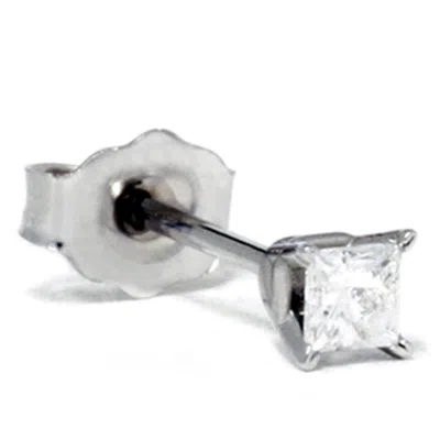 Pompeii3 1/8ct Diamond Stud 14k White Gold In Multi