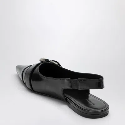 Givenchy Voyou Slingback Ballerina Flat With Pointed Toe In Black