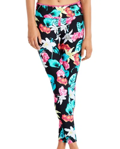 Seafolly Full Length Legging In Sea Island Vibe Floral In Multi