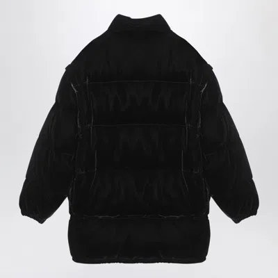 Prada Detachable-sleeve Puffer Jacket In Black