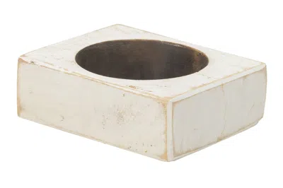 Homezia 4" Wide Pillar Tabletop Pillar Candle Holder