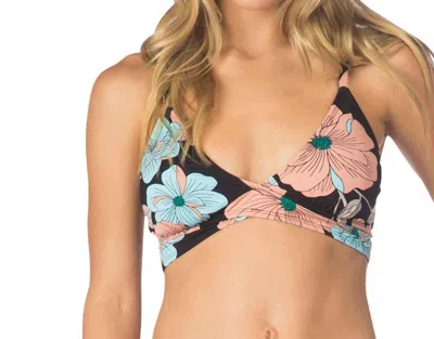 Bikini Lab Wrap Bralette Bikini Top In Bik 40 Flower Week In Multi