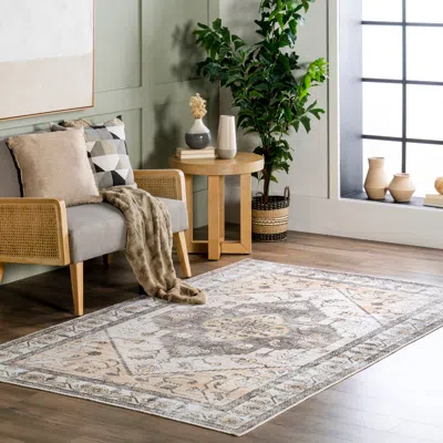 Nuloom Autumn Vintage Machine Washable Area Rug