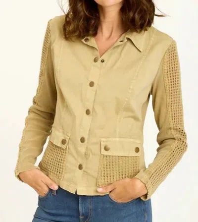 Xcvi Danica Jacket In Linwood Sands Pigment In Multi
