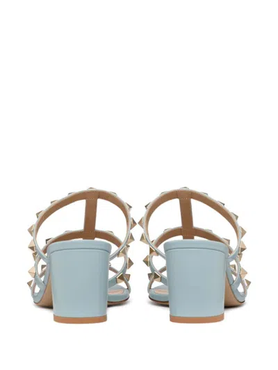 Shop Valentino Garavani Sandals In Clear Blue