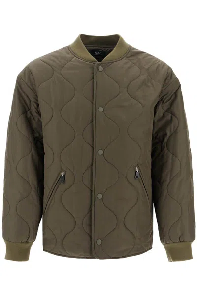 Shop Apc Ine\n\nquilted Flo In Brown