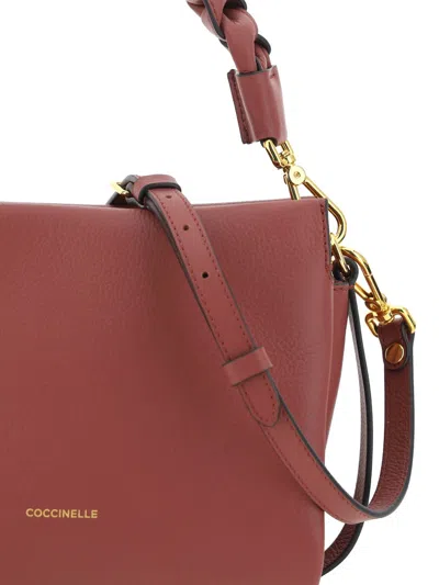 Shop Coccinelle Handbags In Brandy/gren.red