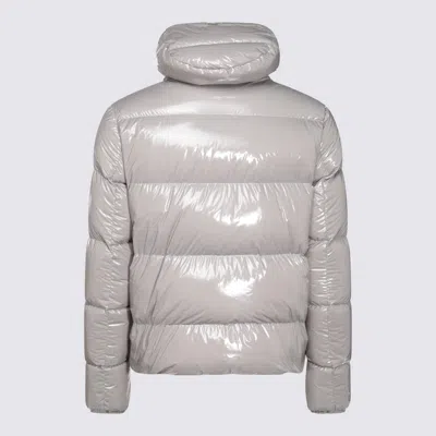 Shop Herno Grey Down Jacket