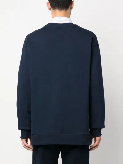 Apc A.p.c. Logo Organic Cotton Sweatshirt