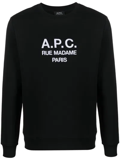 Shop Apc A.p.c. Rufus Organic Cotton Sweatshirt