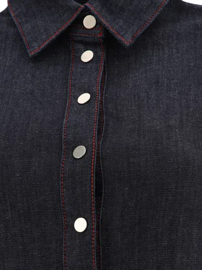 Alaïa Denim Shirt Dress Dresses