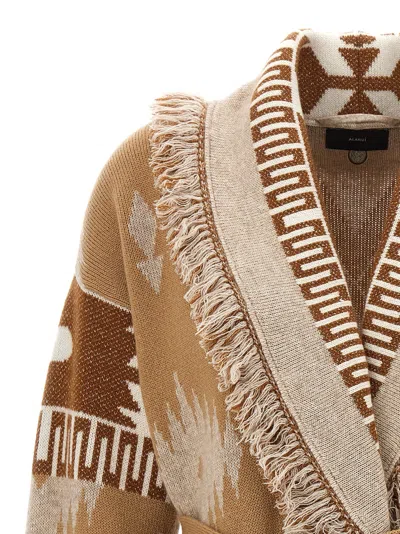 Alanui Icon Cashmere And Linen Blend Cardigan