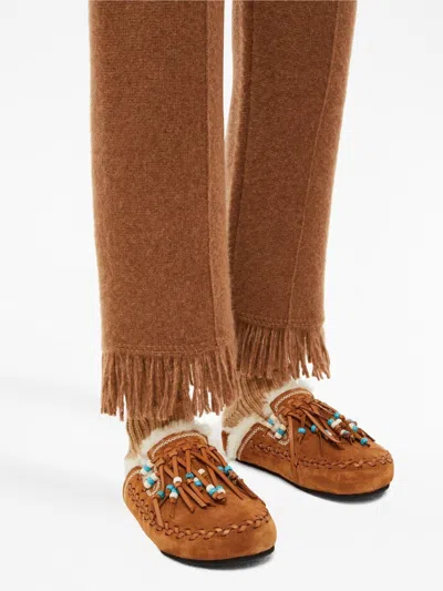 Alanui Cashmere And Silk Blend Trousers