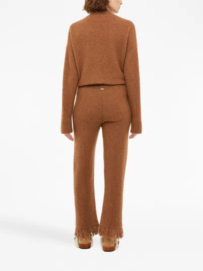 Alanui Cashmere And Silk Blend Trousers