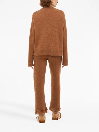 Alanui Ribbed-edge Cashmere-blend Jumper