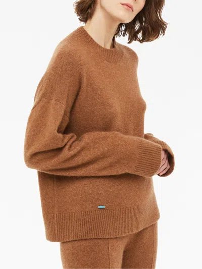 Alanui Ribbed-edge Cashmere-blend Jumper