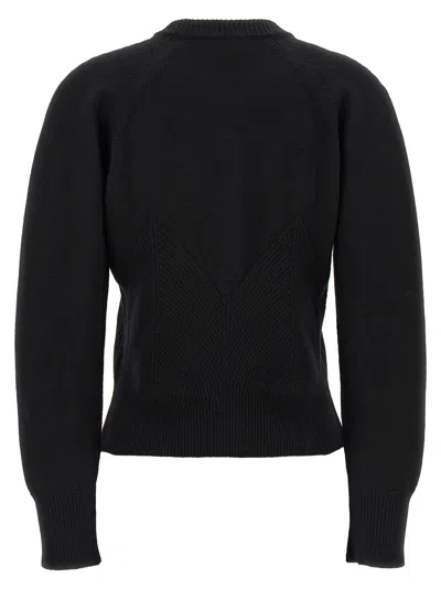 Alexander Mcqueen Chevron Corset Sweater In Wool
