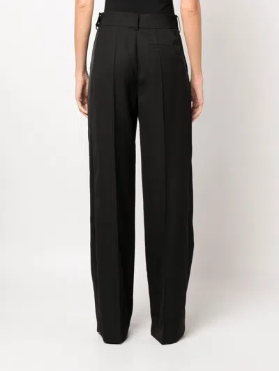 Alexandre Vauthier High Waist Wool Tailored Trousers