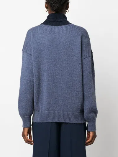 Alysi Mohair Wool Turtleneck Sweater
