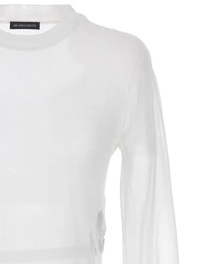 Ann Demeulemeester Suéter Cuello Redondo - Blanco