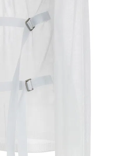 Ann Demeulemeester Suéter Cuello Redondo - Blanco