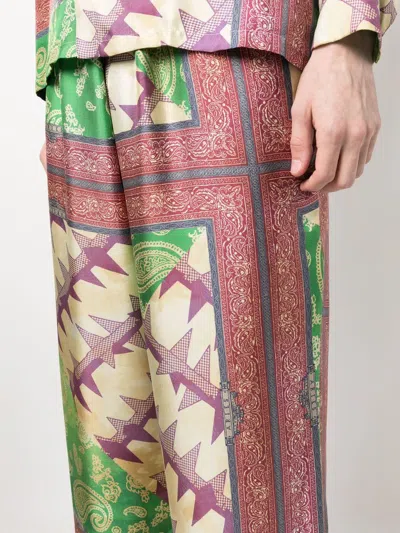 Aries Printed Silk Trousers