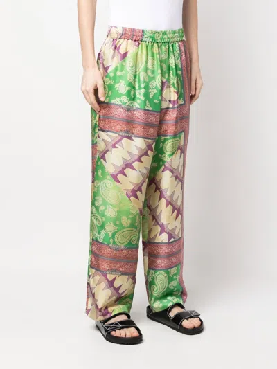 Aries Printed Silk Trousers