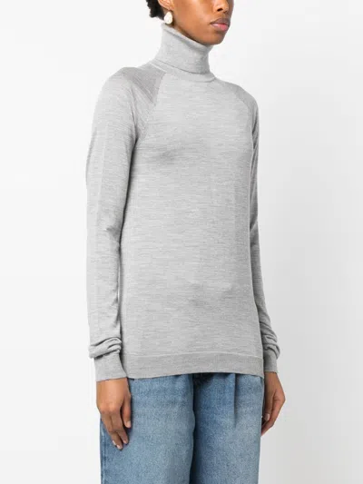 Armarium Wool And Cashmere Blend High Neck Sweater
