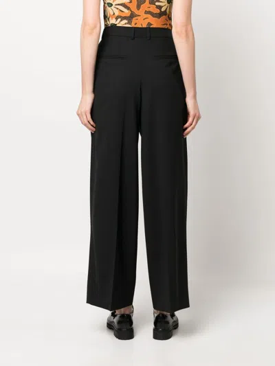Az Factory With Lutz Huelle Wide Leg Wool Trousers