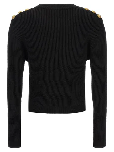 Balmain Black Crewneck Sweater